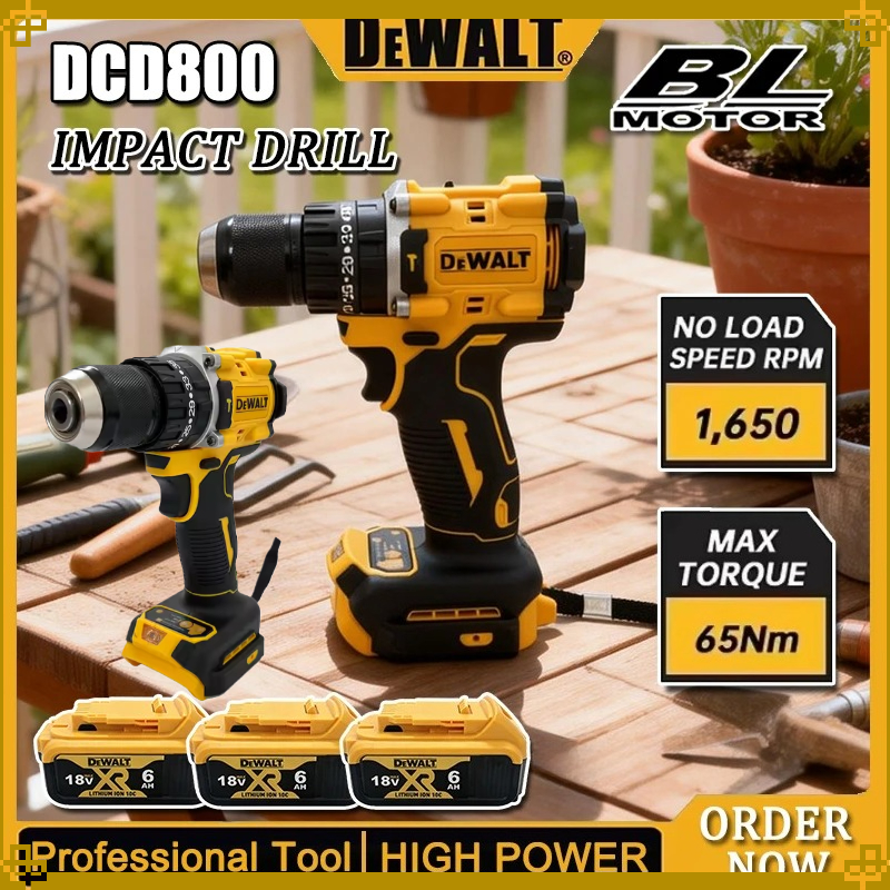 Power Tools Brand - Dewalt DCD800 Cordless Impact Drill 2000RPM