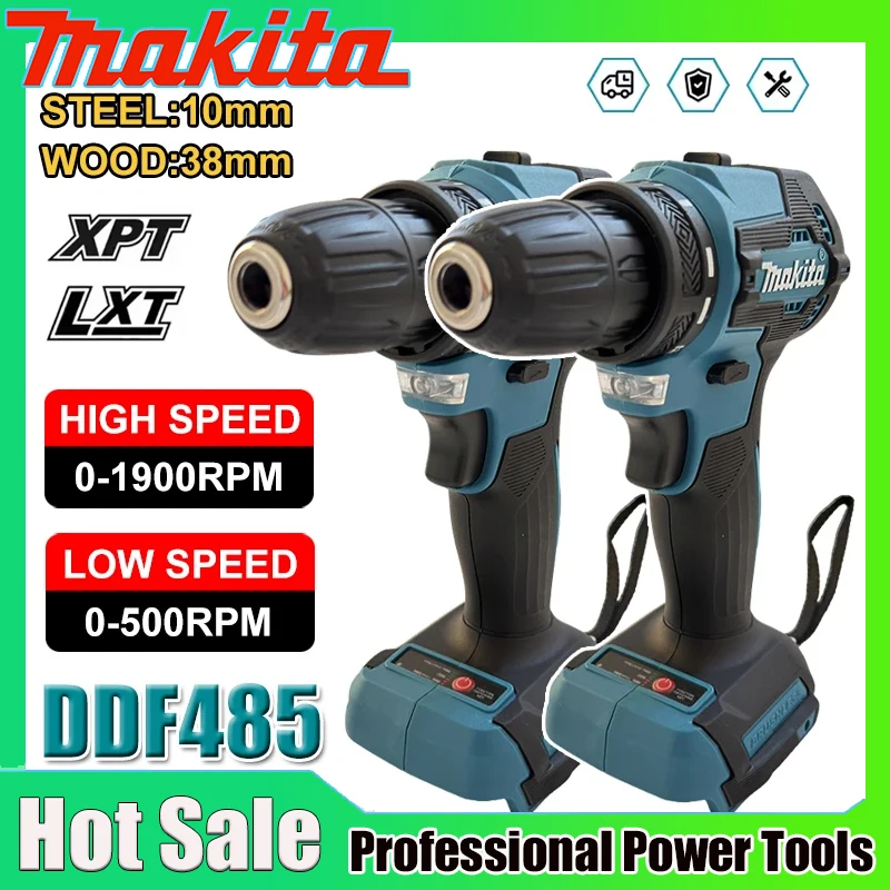 Power Tools Brand - Makita DDF485 Compact Cordless Hammer Drill