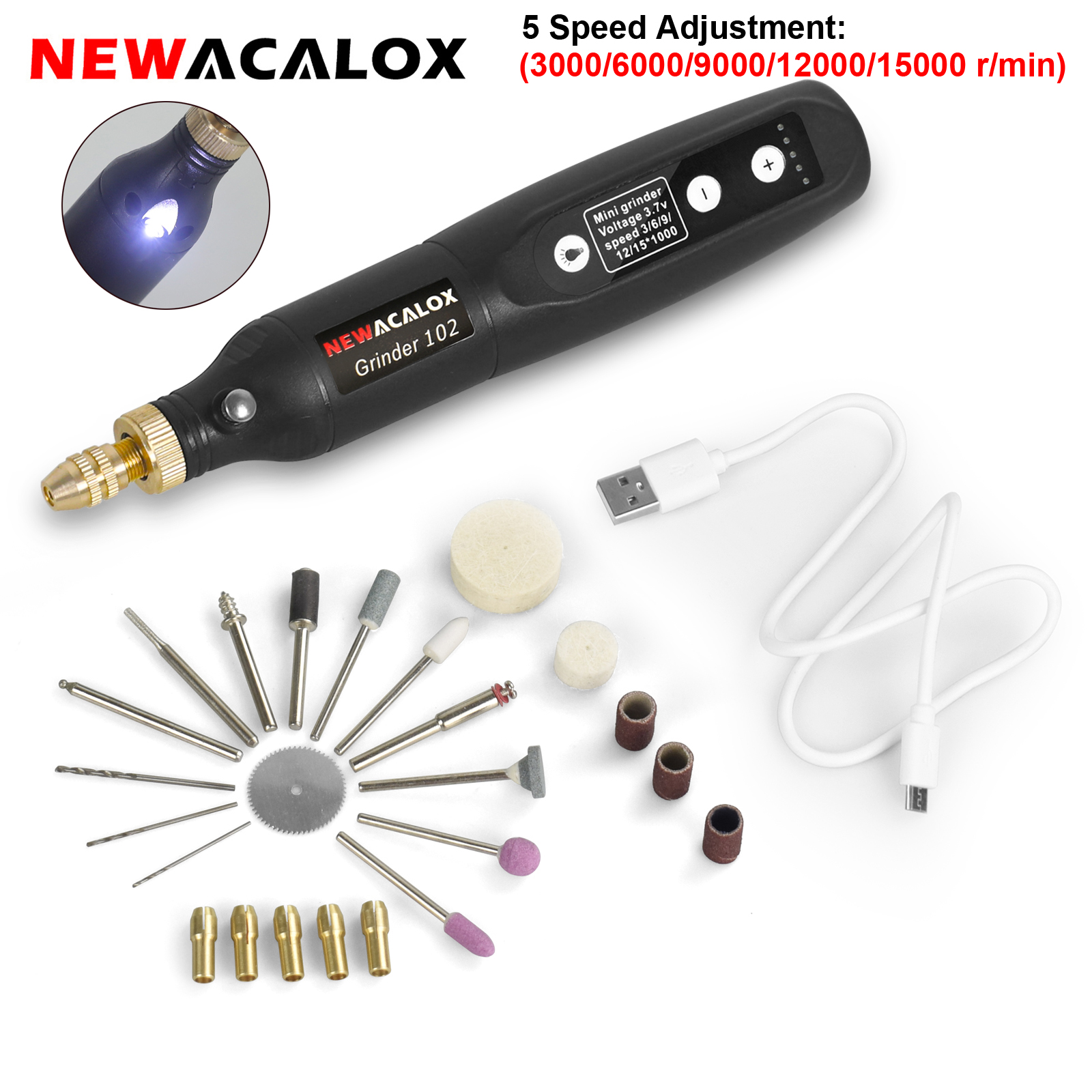NEWACALOX Cordless Rotary Tool - Power Tools Aeg ulasan dan harga