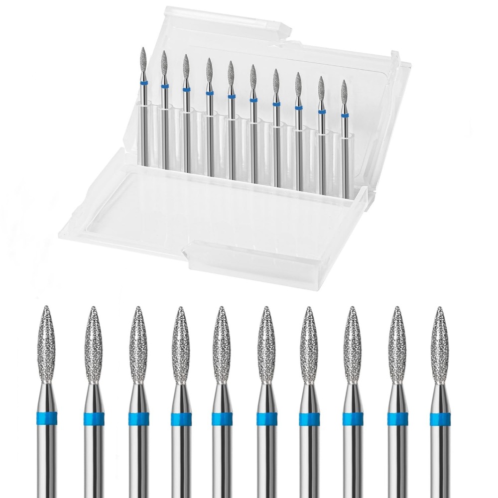 10pcs Flame Diamond Cuticle Na - Power Tools Total ulasan dan harga