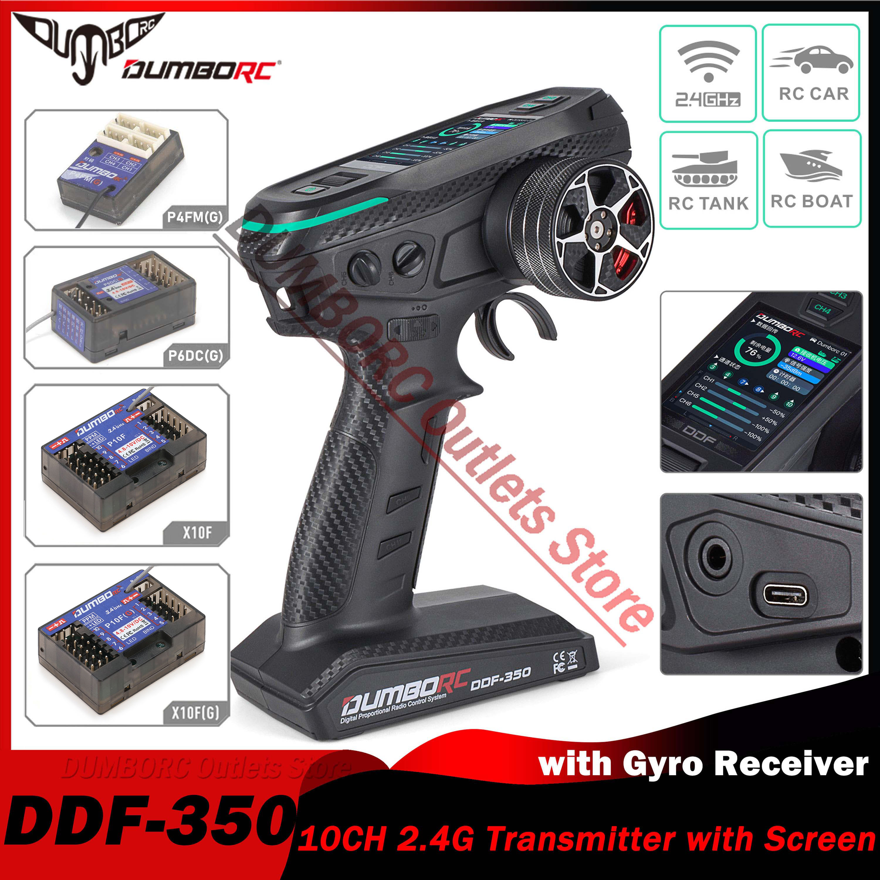 DUMBORC DDF-350 10CH RC Remote - Impact Driver Cordless ulasan dan harga