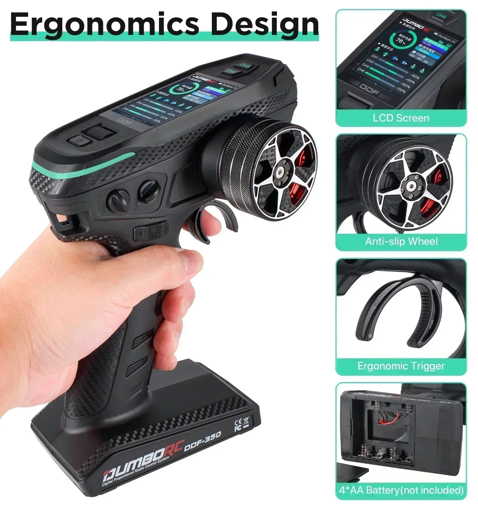 DUMBORC DDF-350 10CH RC Remote - Impact Driver Cordless ulasan dan harga