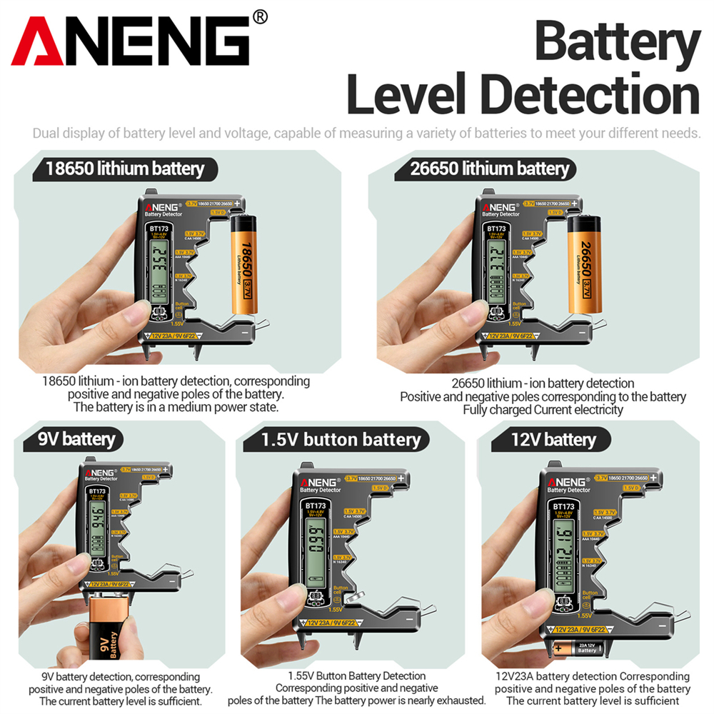 T-173 18650 Power Analyzer Too - Health Power Tools ulasan dan harga