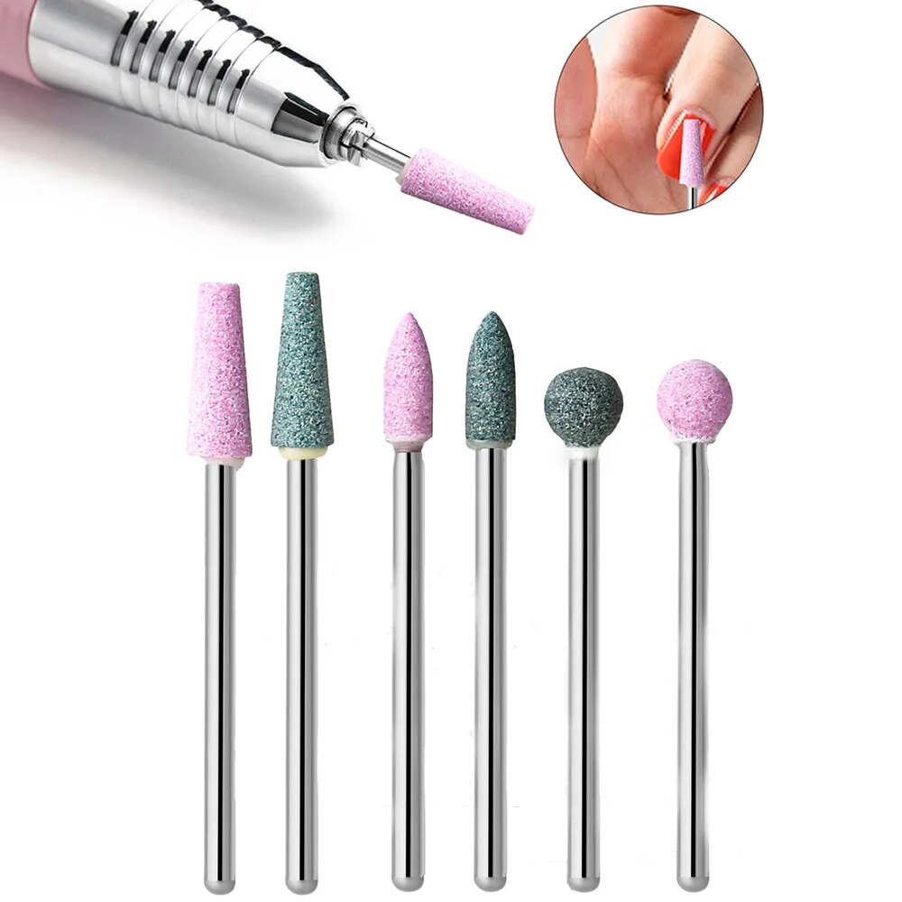 6pcs Nail Drill Bit Set Stone  - Power Tools Total ulasan dan harga