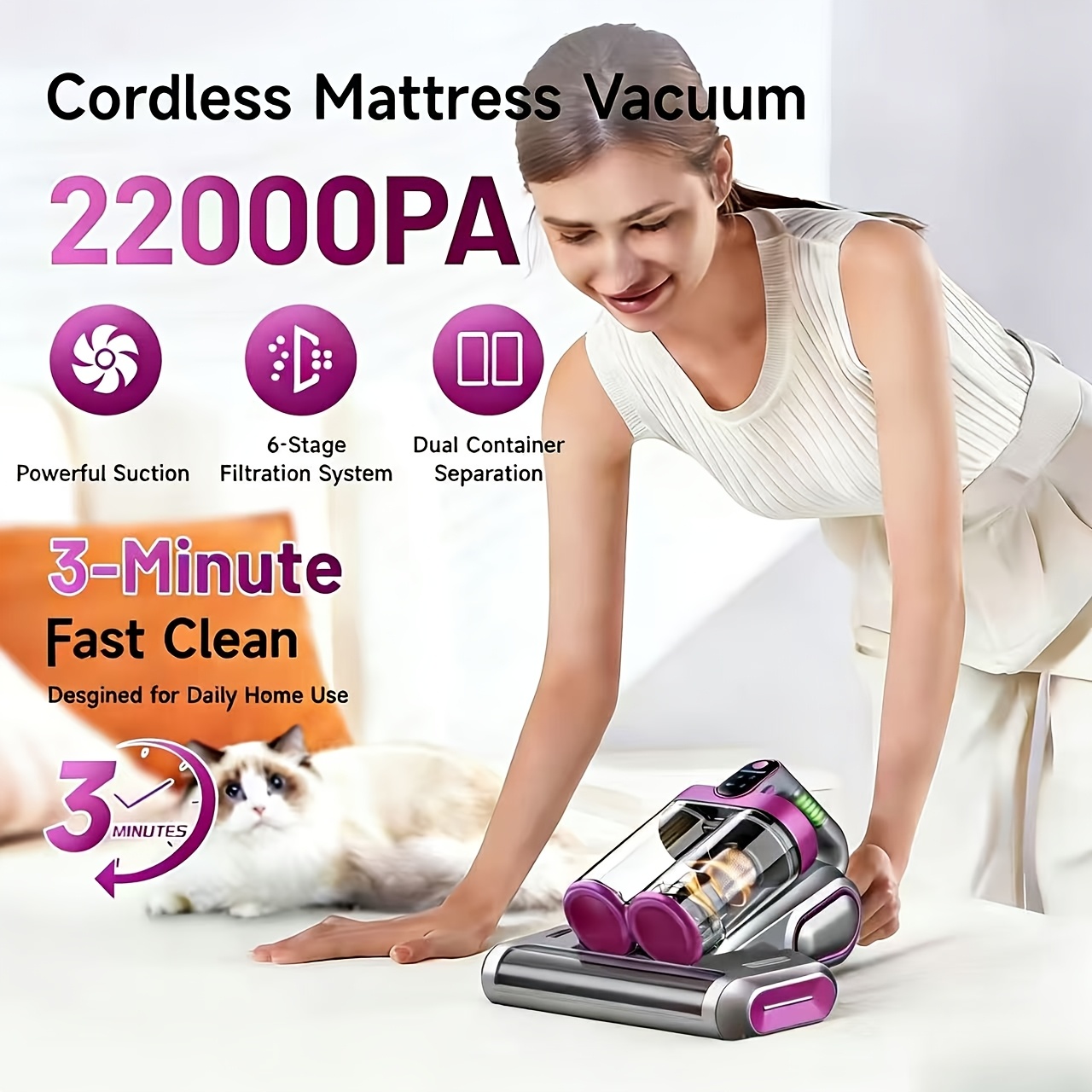 Wireless Mattress Vacuum Clean - Power Tools Vacuum ulasan dan harga