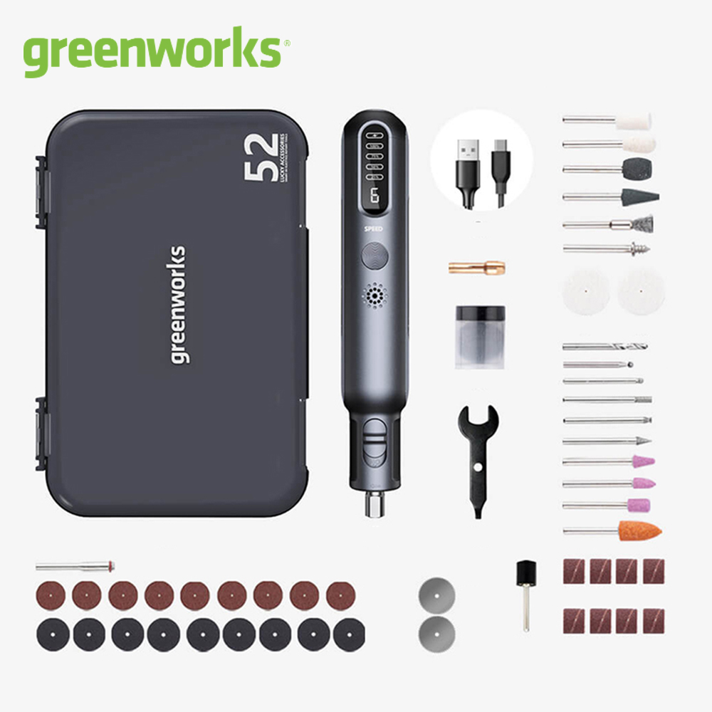 Greenworks 8V Mini Grinder 52p - Power Tools Pink ulasan dan harga