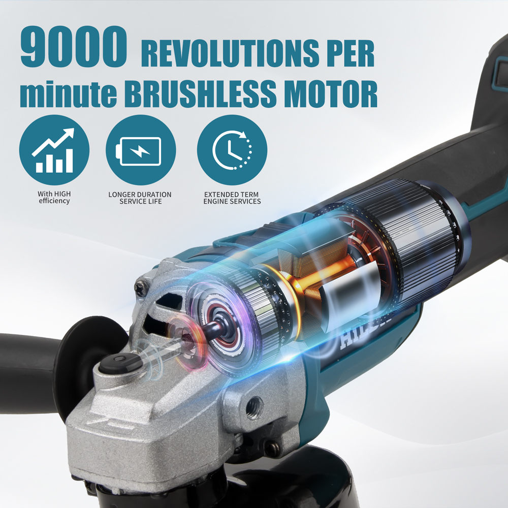 HILDA 21V Brushless Angle Grin - Power Tools Pink ulasan dan harga
