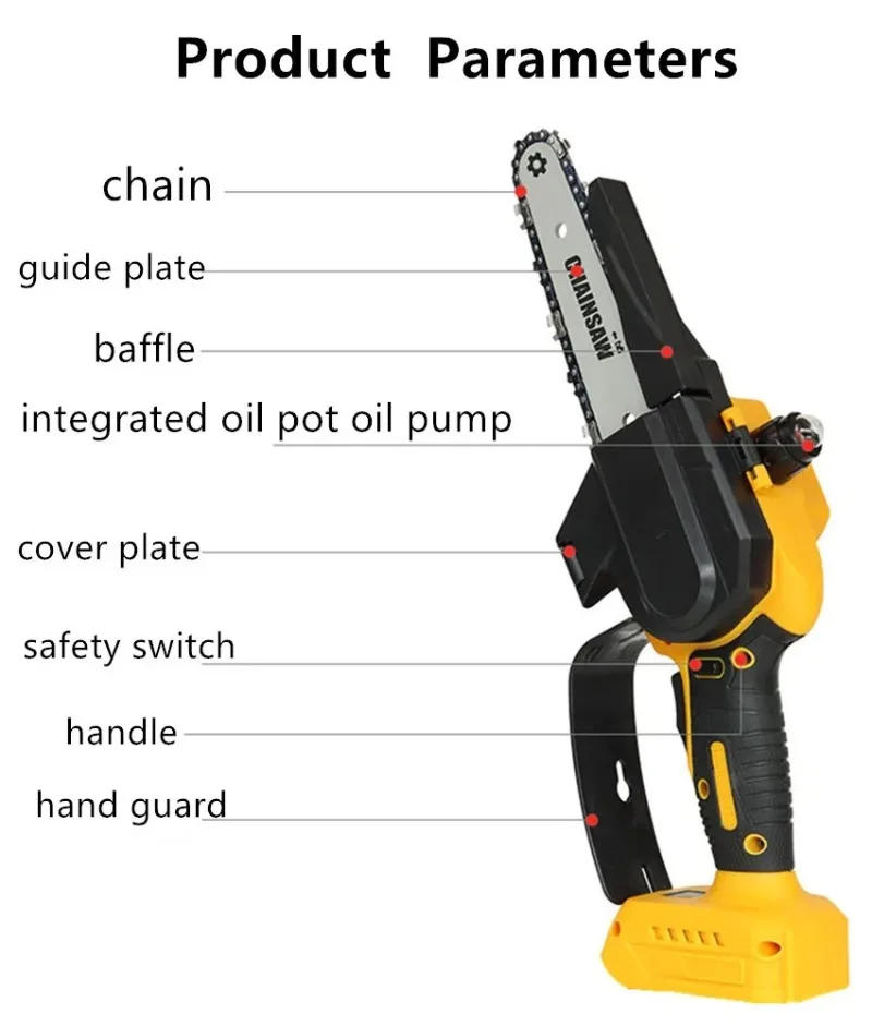 6/8 Inch Brushless Chainsaw fo - Power Tools Pink ulasan dan harga
