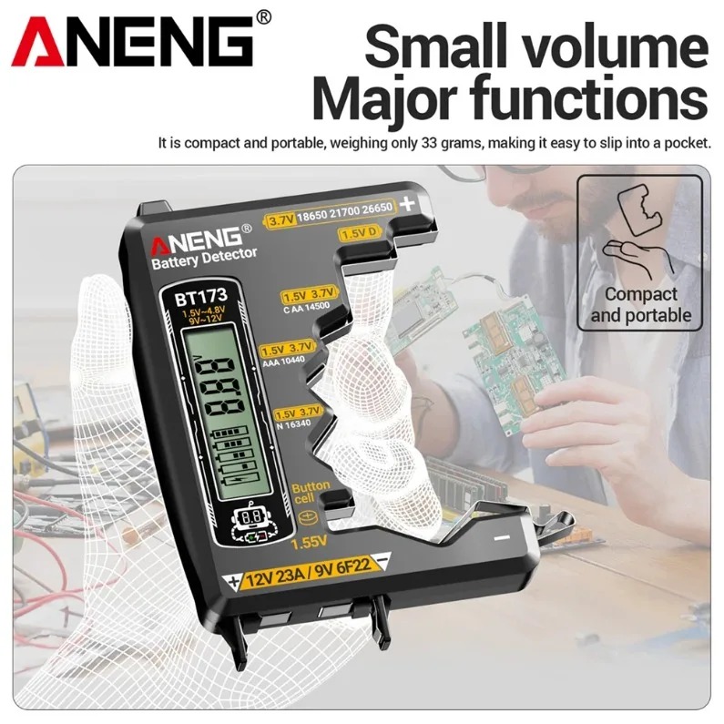 ANENG BT-173 18650 Power Analy - Health Power Tools ulasan dan harga