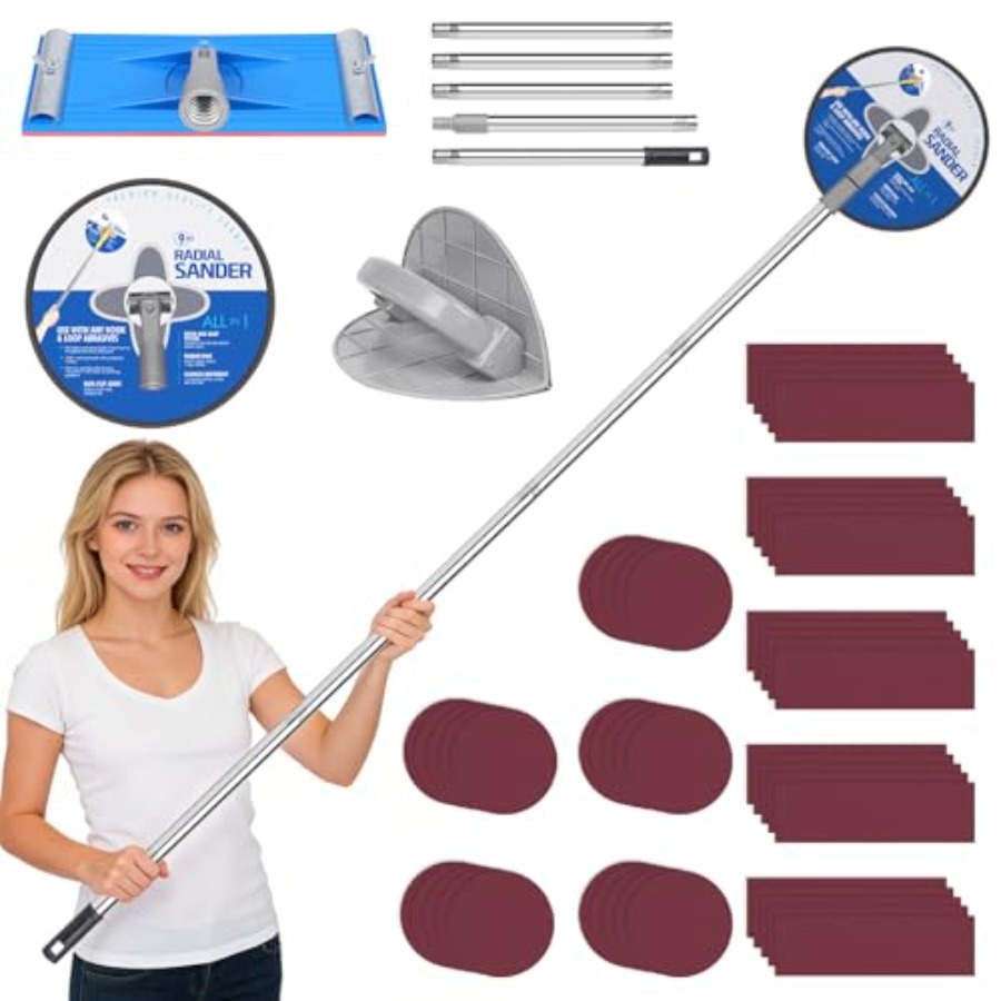 Drywall Pole Sander Kit with H - Detail Sander Corner ulasan dan harga