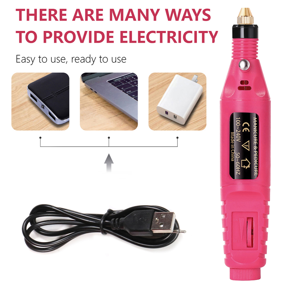 LULAA Portable Electric Nail D - Power Tools Sander ulasan dan harga