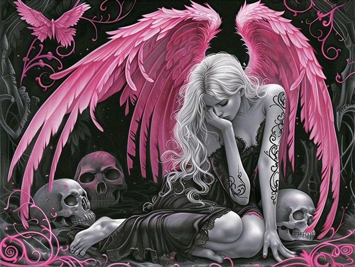Gothic Pink Winged Fallen Ange - Power Tools Pink ulasan dan harga