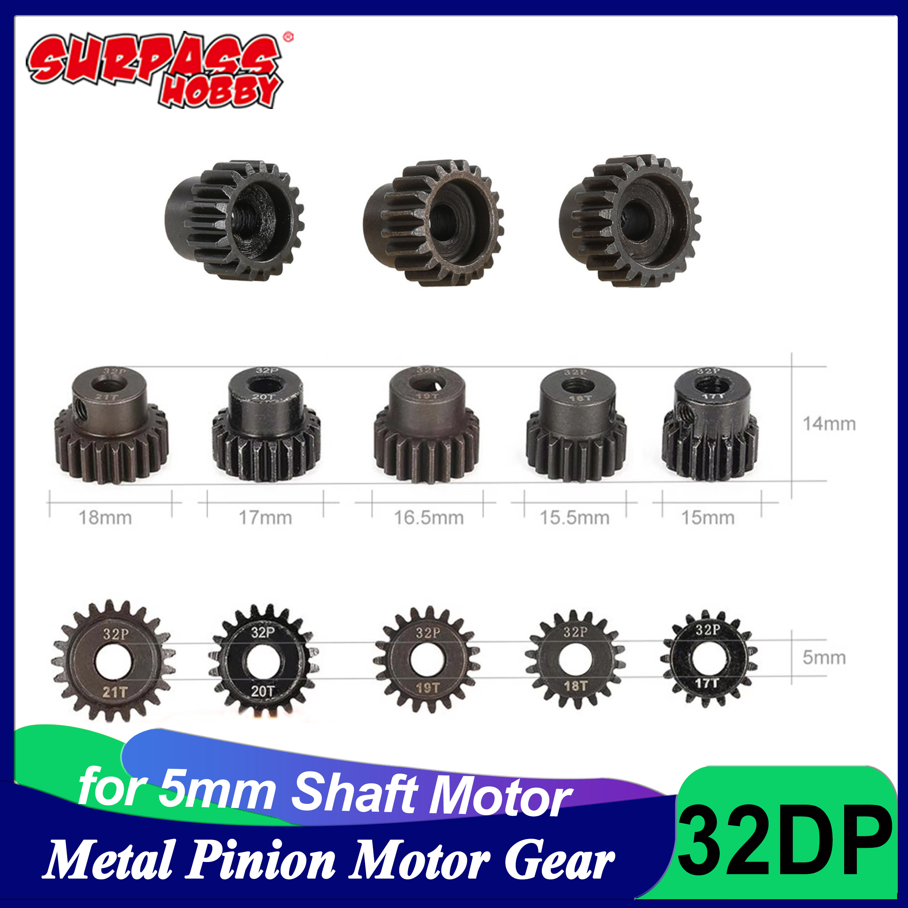 32DP 5mm 13T 14T 15T 16T 17T 1 - Impact Driver Cordless ulasan dan harga