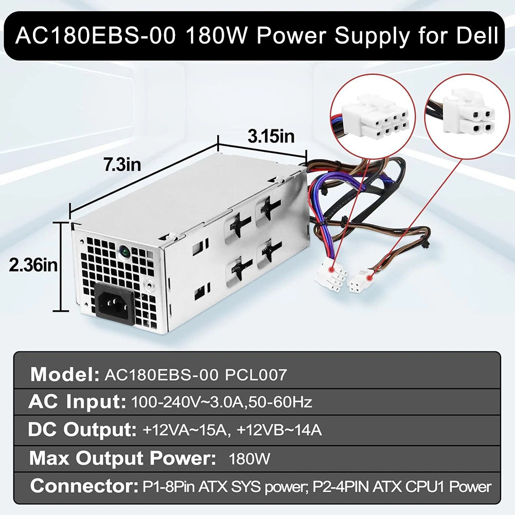 180W Power Supply AC180EBS-00  - Power Tools Wholesale ulasan dan harga