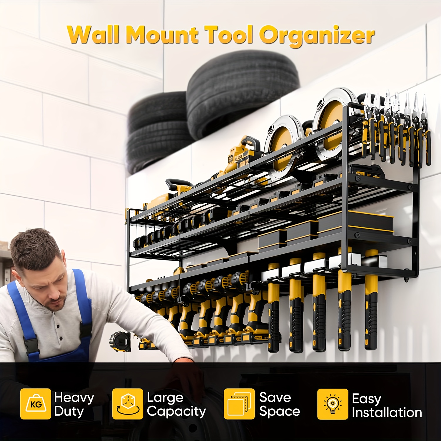 Large Power Tool Organizer Wal - Power Tools Pink ulasan dan harga