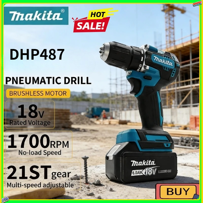 Makita DHP487 LXT Brushless Im - Impact Driver Cordless ulasan dan harga