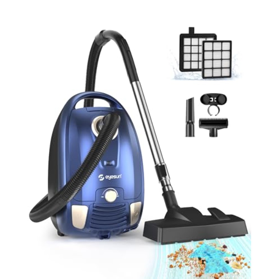Bagged Canister Vacuum Cleaner - Power Tools Vacuum ulasan dan harga
