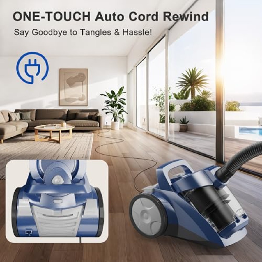 Canister Vacuum Cleaner 45KPa  - Power Tools Vacuum ulasan dan harga